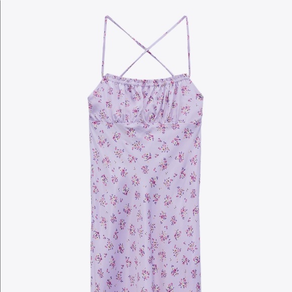 Zara Dresses & Skirts - NWT Floral Satin Zara dress